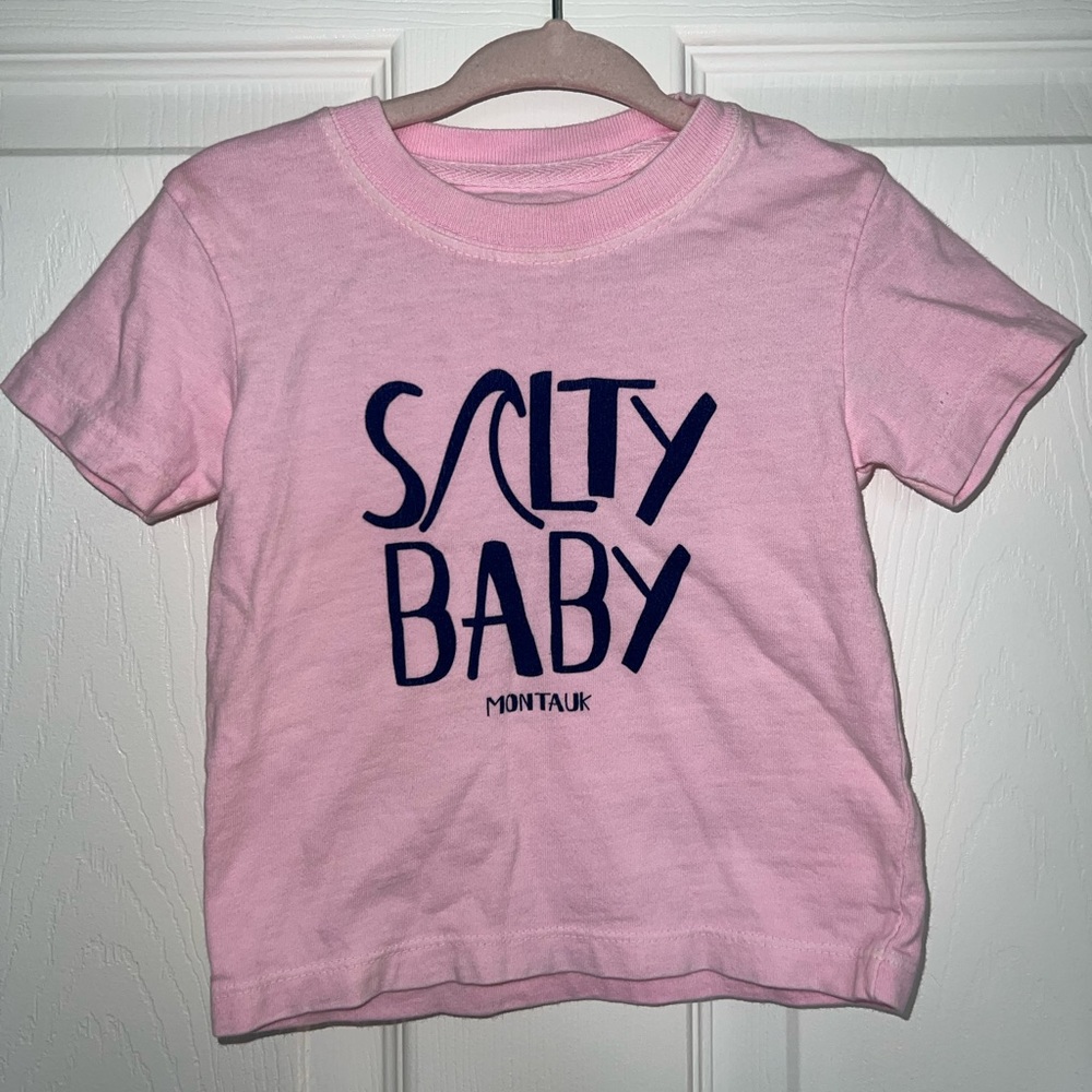 Montauk “Salty Baby” Toddler Tee Shirt - 12 months